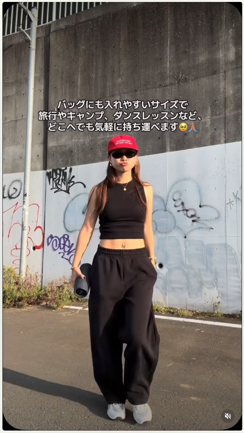 屋内外で製品を使用する投稿画面